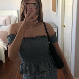 off the shoulder top